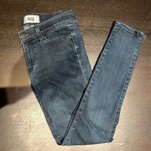 Paige skinny denim, size 27